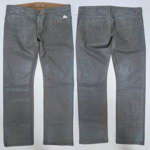 New Men's ROBIN'S JEAN sz 44 Marlon Straight Coated Jeans